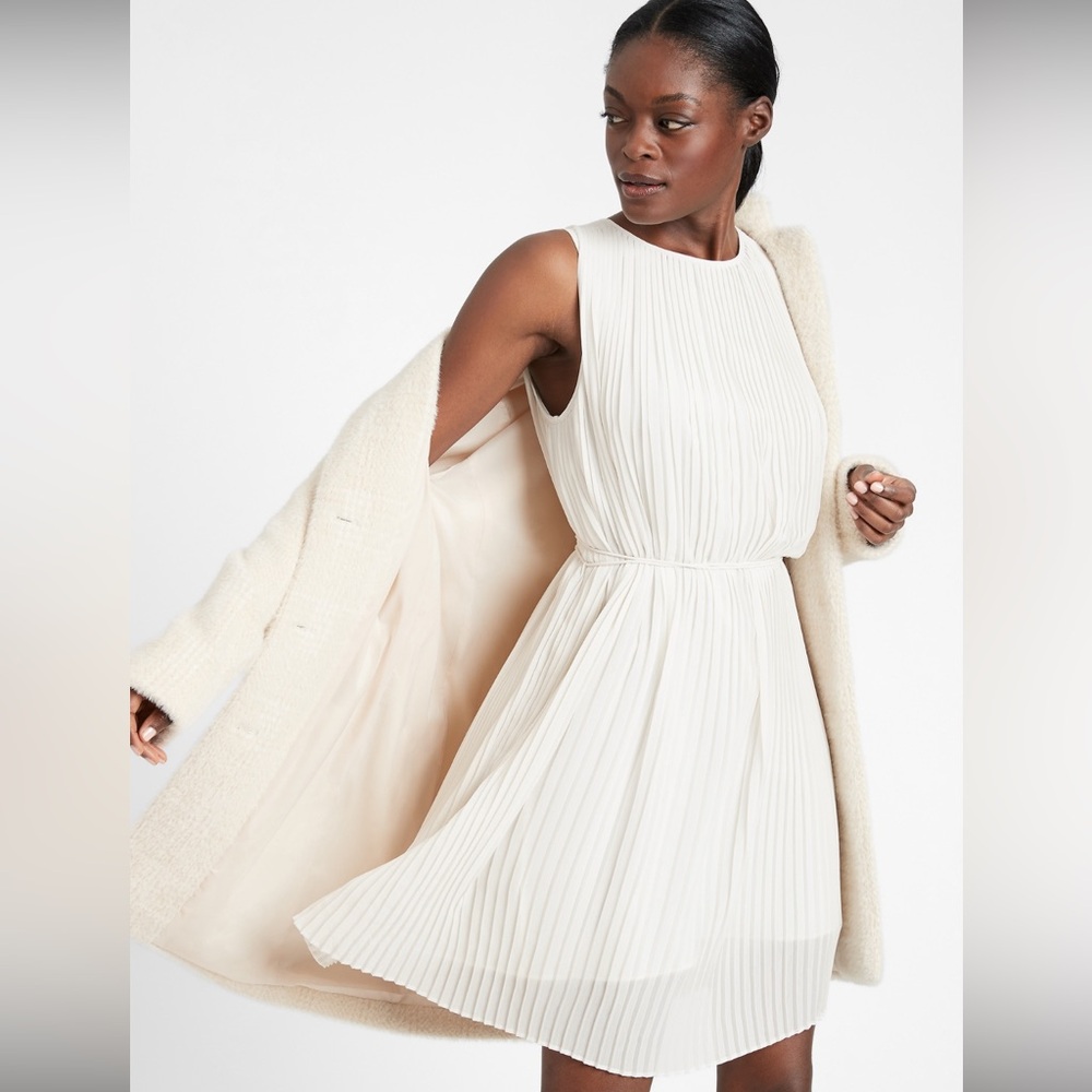 Banana Republic Pleated Mini Dress